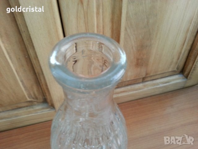 Стъклена гарафа, снимка 3 - Антикварни и старинни предмети - 36991507