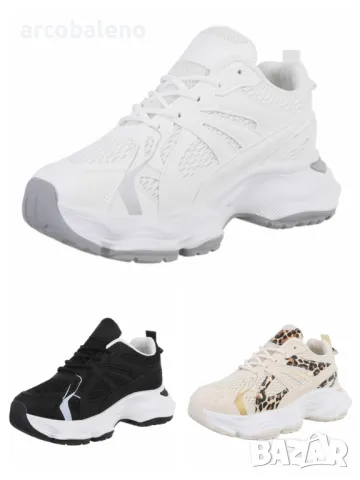 Ниски дамски кецове, 3цвята 