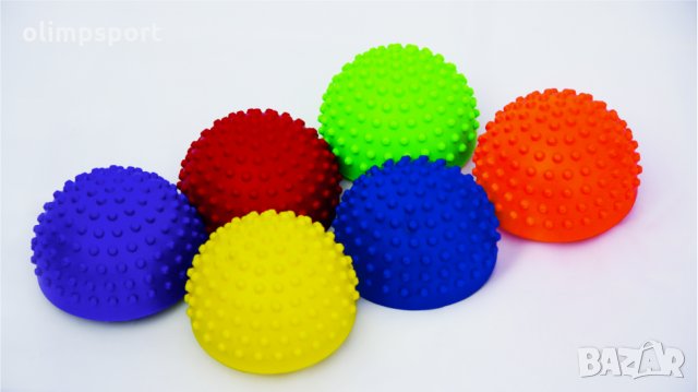 Балансиращ таралеж 13 см нов  Масажиращата подложка е във формата полусфера. Подходяща за масаж и ре