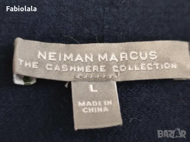 Neiman Marcus cashmere cardigan L, снимка 2 - Жилетки - 48663036