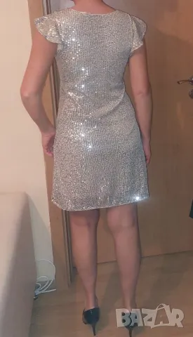 Официална рокля с пайети, снимка 3 - Рокли - 41374179