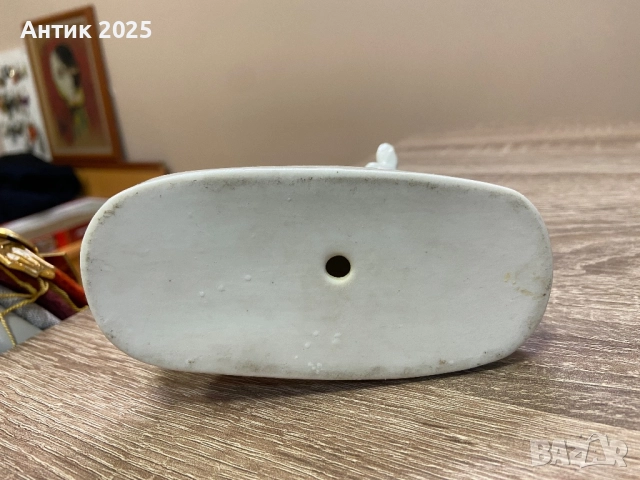 Порцеланова фигура „Сърна с малко сърненце“, снимка 5 - Антикварни и старинни предмети - 52025703