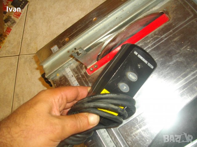 ф180мм-600 Вата-Немска-Почти Нова Машина За Рязане На Плочи/Плочки-Fairline FTC 600, снимка 5 - Други инструменти - 33484213