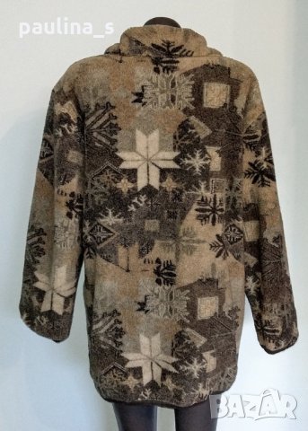 Сладурско палто в сиво / голям размер , снимка 3 - Палта, манта - 26786420
