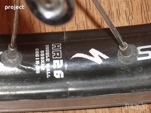 Alexrims SPECIALIZED USA Двустеннa предна алуминиевa аеро каплa 26" QR,Перфектнa, снимка 3 - Части за велосипеди - 40298203