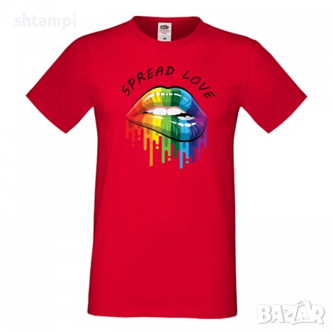 Мъжка тениска Spread Love Прайд,Празник.Повод,Изненада, снимка 6 - Тениски - 37105309