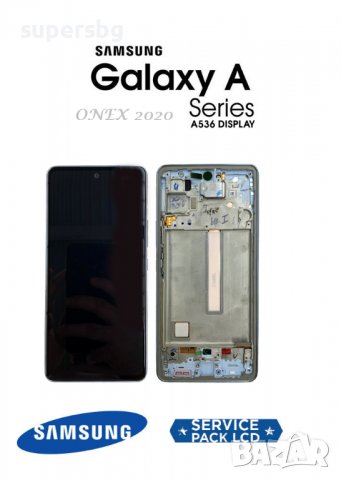 Нов 100% Оригинален LCD Дисплей за Samsung Galaxy A53 SM-A536 5G 2022  Lcd Display Screen + Touch Bl, снимка 1 - Резервни части за телефони - 37699135