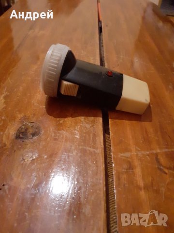 Старо акумулаторно фенерче #3, снимка 3 - Антикварни и старинни предмети - 28139885