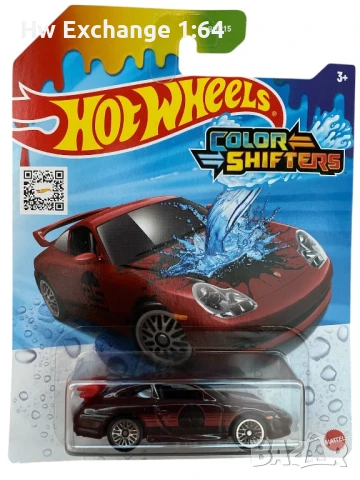 Hot Wheels Color Shifters Porsche 911 Gt3 Cup