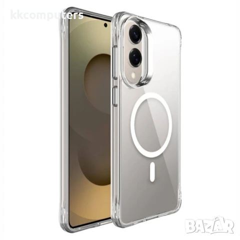 Samsung Galaxy S25 Edge PC + TPU Удароустойчив Калъф и Протектор с MagSafe