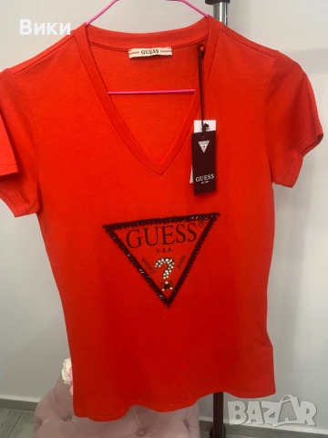 Нова тениска на Guess размер S, снимка 9 - Тениски - 50449496