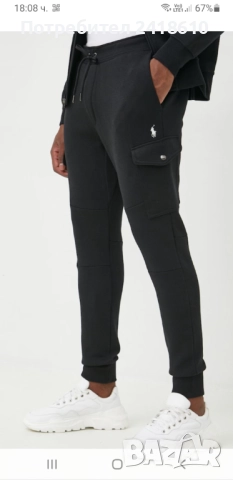 POLO Ralph Lauren Performance Cargo Double Knit Tech Mens Size M ОРИГИНАЛ! Мъжко Долнище!, снимка 6 - Спортни дрехи, екипи - 51583490