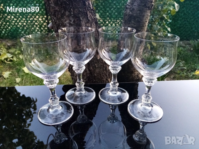 Кристални чаши за вино - 4 бр.