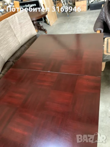 Луксозна масивна трапезна маса от масивно дърво класически американски стил, снимка 3 - Маси - 51062315