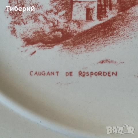 Порцеланови чинии плитки, снимка 6 - Чинии - 52260842