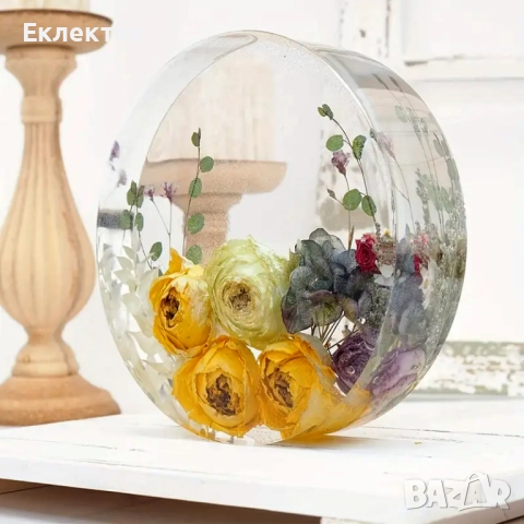 Голям кръгъл силиконов молд/форма, снимка 7 - Други - 52261885