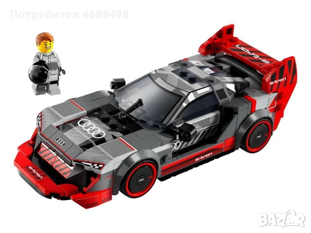 LEGO Speed Champions Audi S1 e-tron quattro Race Car – официален LEGO конструктор състезателна кола, снимка 3 - Конструктори - 53169907