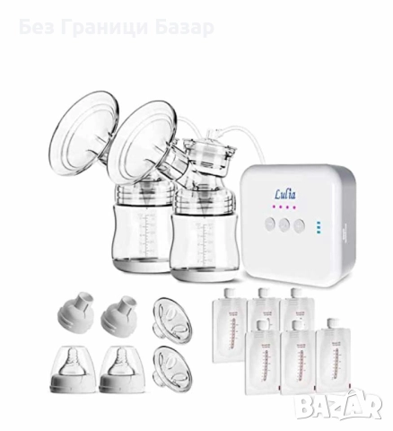Нова Електрическа двойна помпа за кърма Lulia с 3 режима 4 нива на засмукване Тиха и удобна, снимка 7 - Помпи за кърма - 51640278