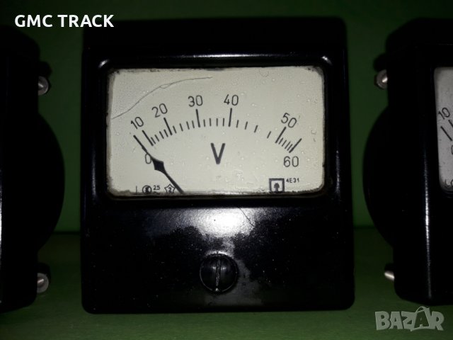 Волтмер 0-60V DC 3бр, снимка 2 - Друга електроника - 28145343