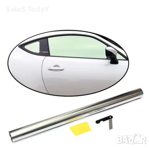 Фолио за прозорци, Огледално фолио за стъкла, 75см/ 3м., снимка 2 - Аксесоари и консумативи - 48246122