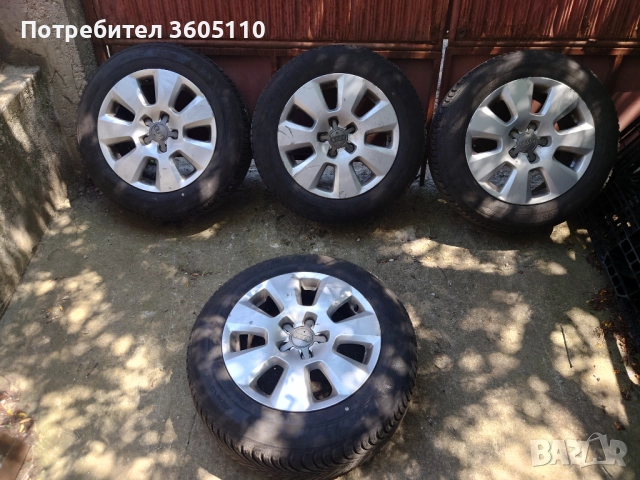 Джанти 16 за Ауди с гуми Мишелин