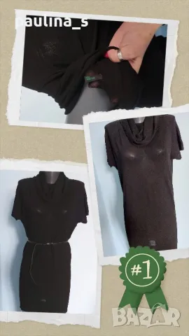 Три броя / Маркова черна рокля "H&M", "Benetton" и "Vila" , снимка 7 - Рокли - 36164916