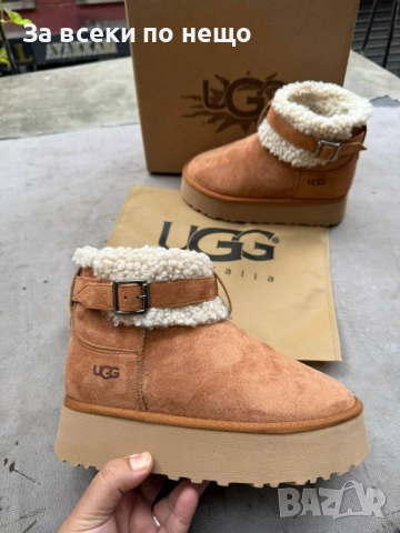UGG Дамски Меки Топли Зимни Боти ЮДЖИДЖИ - Налични Различни Цветове Код E1130, снимка 3 - Дамски боти - 52658324