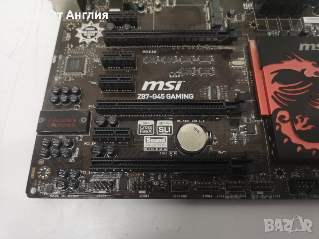 Дънна платка - MSI Z87-G45 GAMING, снимка 4 - Дънни платки - 52144765