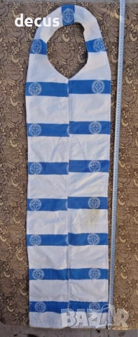 Антикварен ортодоксален епитрахил - използван,петна от свещи, снимка 4 - Антикварни и старинни предмети - 51463334