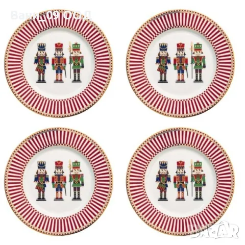 Коледен сет 4 чинии 