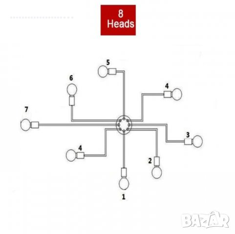 Арт полилей - Осветителни тела, снимка 9 - Лампи за таван - 35631897