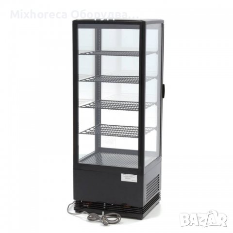 Хладилна витрина 98 литра от 0° и +12°C - Стелаж- Черна от ,,Maxima'', снимка 3 - Обзавеждане на кухня - 38481624