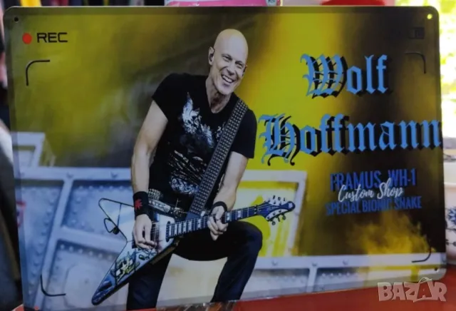 Wolf Hoffmann-метална табела(плакет)