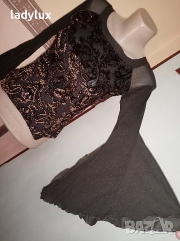 Mazina Paris, Made in France, Красива Блуза, Размер XS/S. Код 2158, снимка 7 - Блузи с дълъг ръкав и пуловери - 44069572