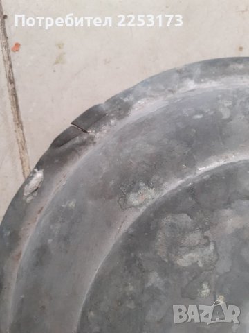 Стар меден капак за тенджера, снимка 2 - Антикварни и старинни предмети - 37834832