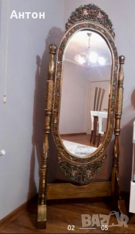 Старинна огледало, снимка 3 - Други ценни предмети - 33262759
