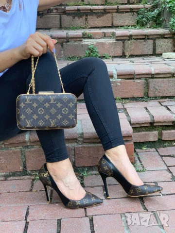 обувки на ток louis vuitton gucci, снимка 8 - Дамски ежедневни обувки - 51428114