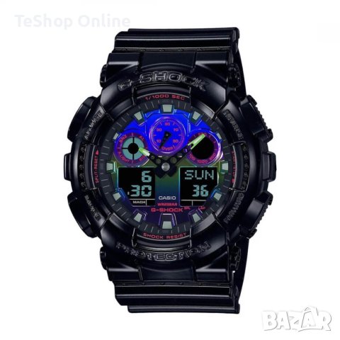 Мъжки часовник Casio G-Shock RGB Series GA-100RGB-1AER, снимка 2 - Мъжки - 43868322