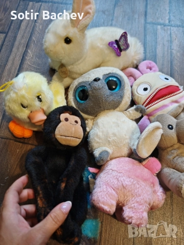продавам лот от плюшени играчки 