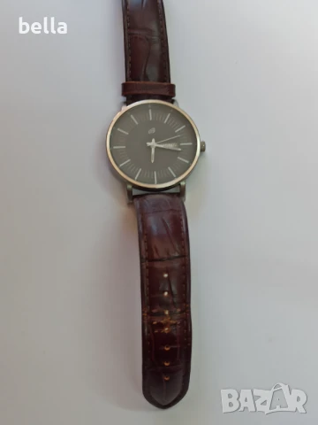 Мъжки стилен часовник AURIOL ,батерия в запазен вид ,работещ, снимка 7 - Мъжки - 50904338