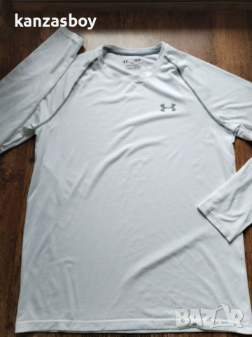 Under Armour Men's UA Long Sleeve - страхотна мъжка блуза S/M КАТО НОВА, снимка 5 - Блузи - 53418387