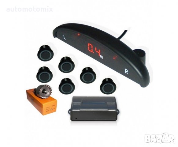 ПАРКТРОНИК С 6бр. ЧЕРНИ ДАТЧИКА