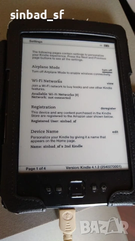 Amazon Kindle 4