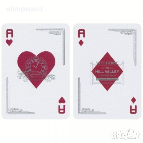 карти за игра BICYCLE BACK TO THE FUTURE Bicycle и Universal Pictures си сътрудничат, за да представ, снимка 2 - Карти за игра - 37755366