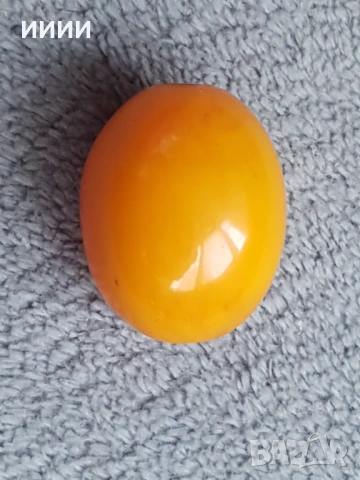 Зърно кехлибар от броеница, снимка 3 - Антикварни и старинни предмети - 53187848