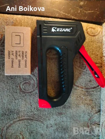 Тапицерски такер с 1200 телчета, снимка 2 - Други инструменти - 49273889