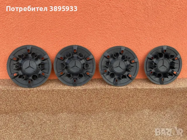 Оригинални капачки за стоманени джанти  Mercedes-Benz Sprinter , снимка 4 - Аксесоари и консумативи - 49510235