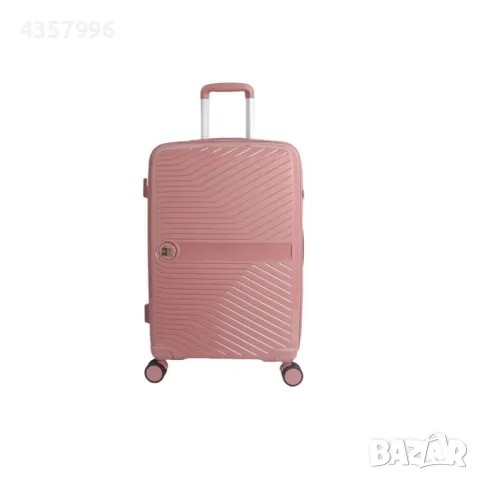 Куфар с колелца, 33л., Розов