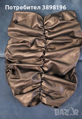 Нова кожена пола Zara размер S, снимка 5 - Поли - 43018617