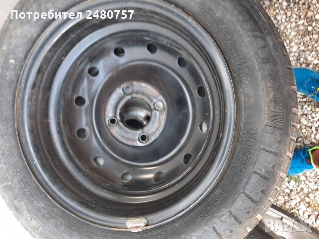 Резервна джанта с гума Ситроен Пежо Фиат, снимка 4 - Гуми и джанти - 33525343